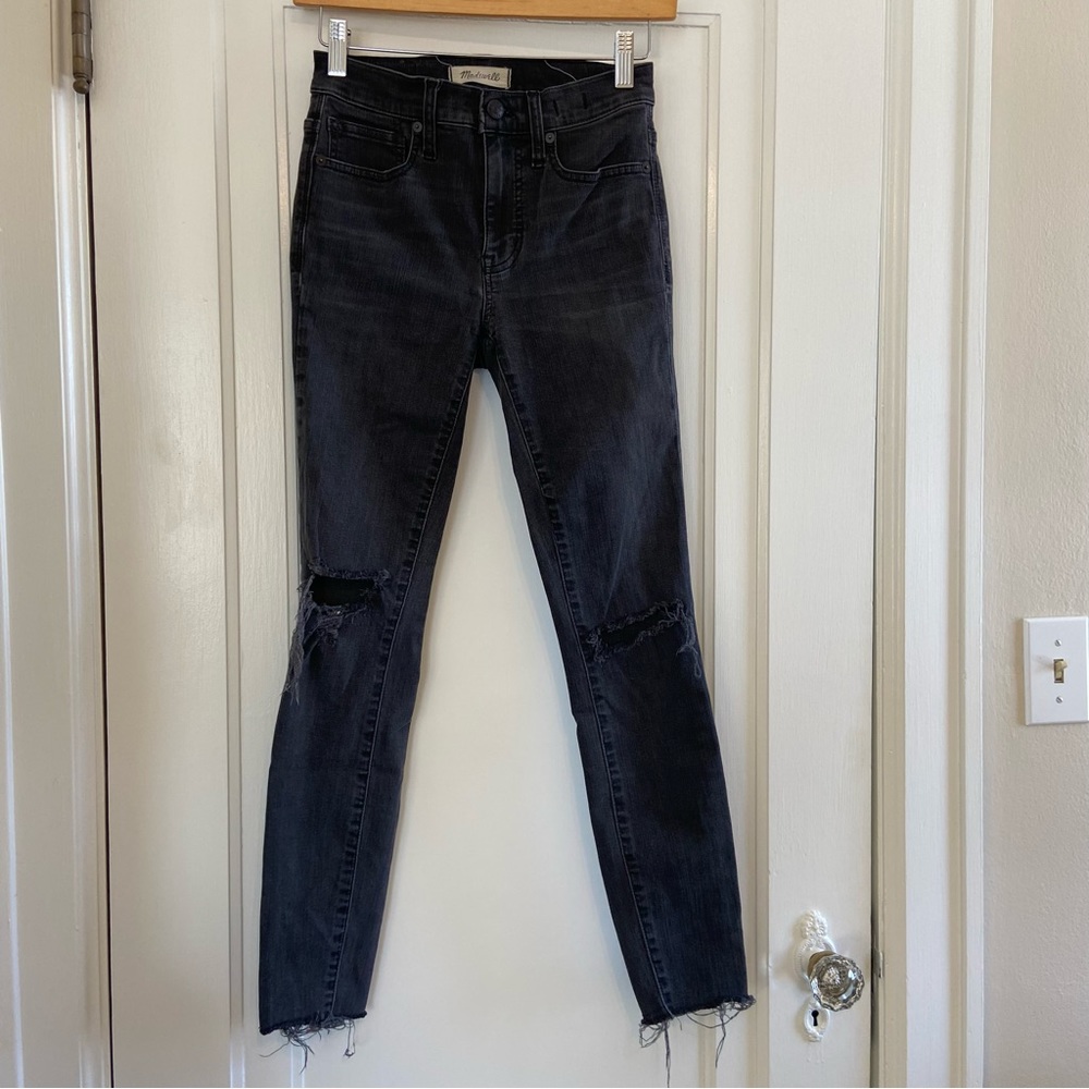 Madewell High Rise Skinny distressed jeans - Picture 2 of 7